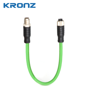 Kronz M12 công nghiệp cao-flex Cáp cảm biến x-mã hóa nữ nam Cáp mạng tương thích Sick 8 Pin cảm biến kết nối phụ kiện - Product Image 6