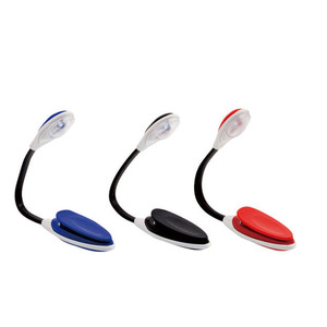 Mini Portable LED <b>Book</b> Reading Light Lamp Mini Clip <b>Book</b> Light Night Lamp Flexible Clip-On Design for Travel or Bedroom Use - Product Image 2