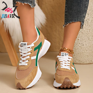 Zapatos Deportivos de Plataforma Transpirables y Cómodos de Color Clásico Brillante de Moda al por Mayor de Fábrica para Mujer - Product Image 3