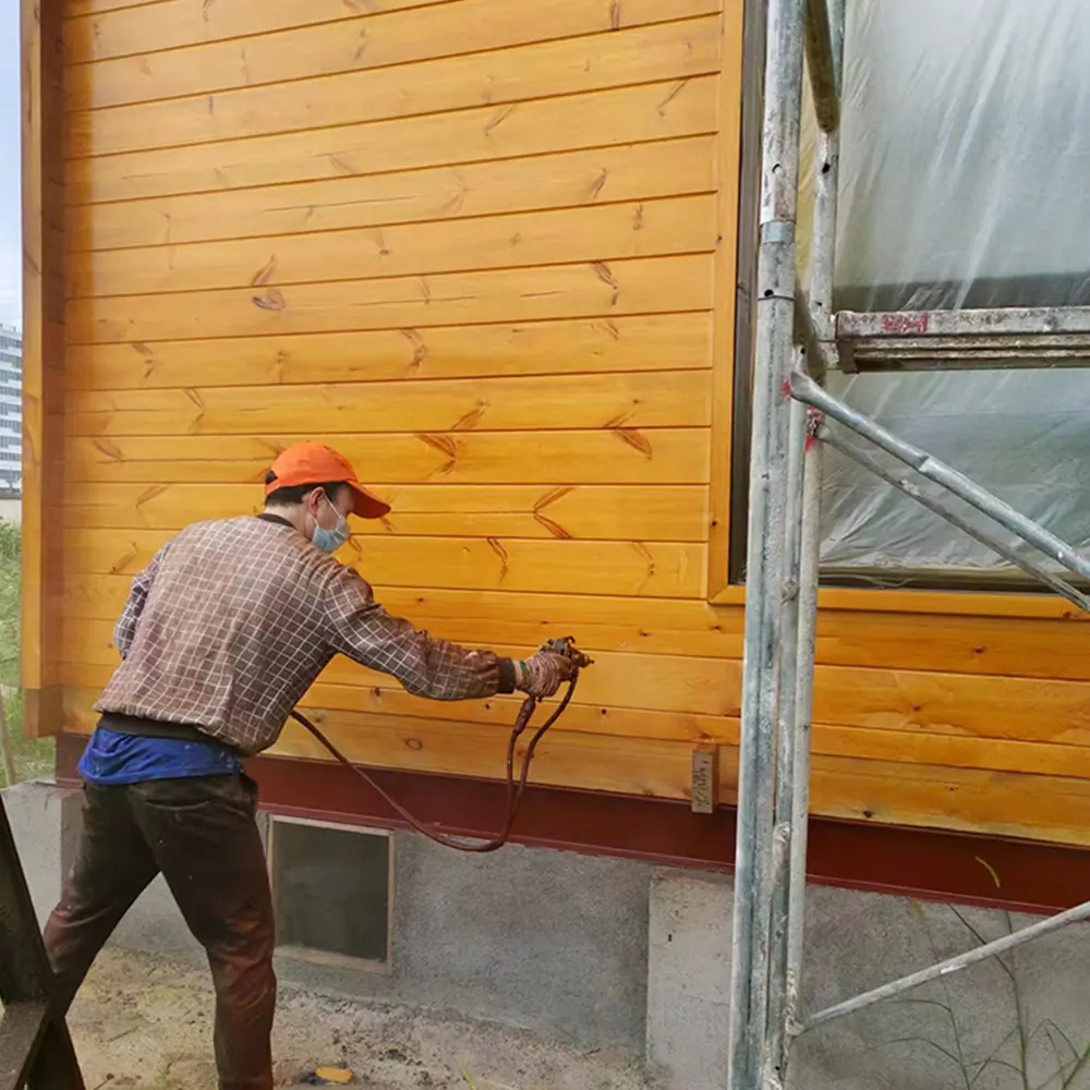 Pintura de casa de madera para muebles de mascotas al aire libre de alta calidad