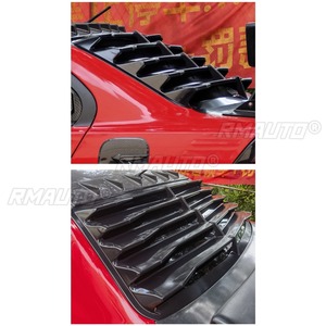 Para Mitsubishi Lancer EVO, embellecedor de ventana trasera tipo aleta de tiburón, cubierta de embellecedor de ventana trasera, accesorios para coche - Product Image 5