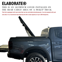 Cubierta Hidráulica para Camioneta, de Aleación de Aluminio Reforzada, Protección Contra Óxido y Corrosión, Almacenamiento Expandible y Portátil