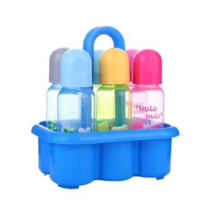 ALG Conjunto de mamadeira de silicone para bebês bebês mamadeira infantil para presente