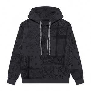 Sweats à capuche personnalisés Pull-Over pour hommes Sweats à capuche lourds de haute qualité imprimés sur mesure à la mode - Product Image 1