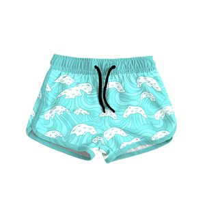 All'ingrosso costume da bagno estivo per bambini personalizzato Smiley mimetico stampa per bambini pantaloncini da bagno elastici in vita - Product Image 6