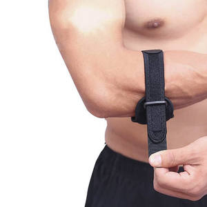 Penopang Siku Yang Dapat Diatur, Kawat Gigi Epicondyliitis, Sindrom Nyeri <span class=keywords><strong>Lateral</strong></span> Bantalan Siku Golf Tenis Basket - Product Image 3