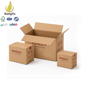 Boîte d'expédition en carton ondulé personnalisée de marque Xiangyu, certifiée ISO pour le transport de boissons - Product Image 1
