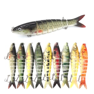 8 Segmented Fishing Lures Multi Jointed Hard Bait Lifelike Swimbait Isca Artificial Tackle soft lures Fishing Tackle Lure