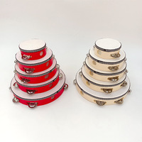 Vente flash : Mini tambourin 10 cm, design personnalisé, tambourins pour mariage, instruments de musique