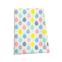Chemises et sacs tissés en coton (97 %) et élasthanne (3 %) à motif œuf de Pâques, imprimés numériquement, personnalisables, écologiques et extensibles – Collection Usine