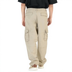 <b>Cargo</b> <b>Work</b> <b>Pants</b> Men Multi Pocket Utility Trousers Durable Cotton Workwear Casual Industrial Construction Outdoor <b>Pants</b> for Men - Product Image 3