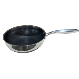 <span class=keywords><strong>Wok</strong></span> de Acero Inoxidable 316 Antiadherente de Doble Cara <span class=keywords><strong>con</strong></span> Diseño de Panal para Cocina Casera - Product Image 1
