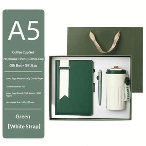 Cuaderno de Cuero de Diseño Exclusivo, Bolígrafo Metálico, Termo, Juego de Regalo Ejecutivo con Logotipo Personalizado para Empresas - Product Image 2