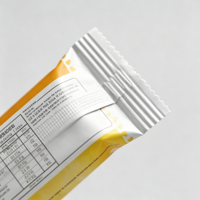 Sachets d'emballage personnalisés pour barres énergétiques, sachets pour snacks aux noix, emballages pour barres protéinées, pochettes Mylar de qualité alimentaire à fond plat