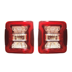 Feux arrière à LED pour Jeep Wrangler 2018 55112896AH 55112897AI, remplacement, plastique, éclairage automobile - Product Image 5