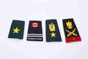 Tùy chỉnh thêu vải Vai epaulettes cánh tay các bản vá lỗi móc vòng lặp Silicone huy hiệu sản xuất của nhà sản xuất tùy chỉnh thiết kế - Product Image 6