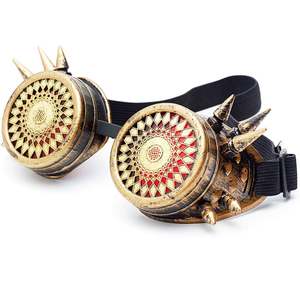 Gafas de Sol Personalizadas con Logotipo, Estilo Retro Vintage, para Cosplay, Fiestas, Halloween, Protección UV400, Steampunk, Caleidoscopio - Product Image 1