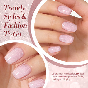 BORN RRETTY Vernis Gel Lacté Couleurs Naturelles Semi-Permanent Non Toxique Vegan Pailleté Transparent - Product Image 5