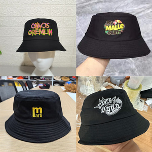 <strong>Funky</strong> Sun Big Xxxl Black Blue Gray Khaki Brown Beach School <strong>Bucket</strong> <strong>Hat</strong> with Custom logo - Product Image 5