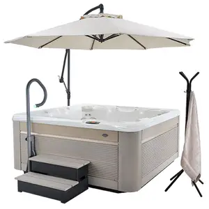 Açık sıcak küvet şemsiye, yüzme havuzu için spa banyo kaplamaları