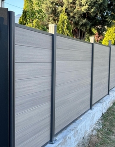 Hot Sale Low Cost WPC Composite Garden Fence Panels 3D Model <strong>Number</strong> WPC Frame Eco-Friendly 6x6ft Privacy - Product Image 5