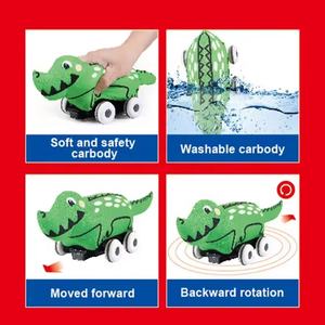 2,4G novedad Animal tela extraíble <span class=keywords><strong>coche</strong></span> juguete lavable bebé suave esponja educativa <span class=keywords><strong>Radio</strong></span> <span class=keywords><strong>Control</strong></span> elefante <span class=keywords><strong>control</strong></span> remoto - Product Image 3