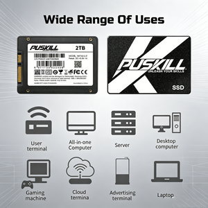 PUSKILL ไดรฟ์ SSD แบบ SATA3 ขนาด 2.5 นิ้ว ป้องกันการสั่นสะเทือน สำหรับคอมพิวเตอร์สำนักงานและใช้ในบ้าน - Product Image 6