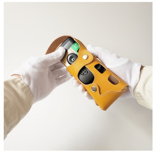 Custom-made PU leather instant <b>camera</b> storage <b>bag</b>, SLR <b>camera</b> protective case, travel handheld <b>camera</b> <b>bag</b>. - Product Image 3
