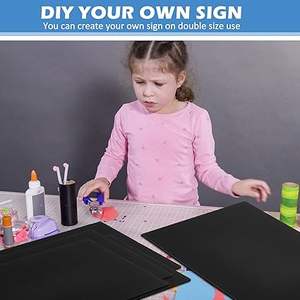 工場カスタムPP黒色屋外多目的無地ボードヤードサインカットサービス、広告用カスタマイズ可能なサイズと形状 - Product Image 5