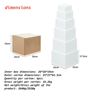 Expositor <span class=keywords><strong>de</strong></span> Pasteles Metálico Lavable <span class=keywords><strong>de</strong></span> Grado Comercial, Ecológico, <span class=keywords><strong>Cubo</strong></span> Blanco <span class=keywords><strong>de</strong></span> <span class=keywords><strong>5</strong></span> Lados, Fácil <span class=keywords><strong>de</strong></span> Montar, para Sobremesas - Product Image 4