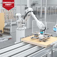 Bras de robot de palettisation multi-articulations à charge élevée, manipulateur à liaisons rigides pour l'empilage de cartons et la manutention des matériaux