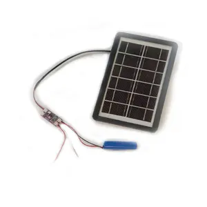 Kit pengisian daya surya mikro PV daya kecil dengan modul pengisian daya baterai disesuaikan