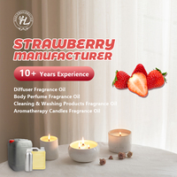 Huile parfumée à la fraise pour la fabrication de bougies, diffuseur d'arômes - Parfum très fruité, longue durée, sans danger pour la peau, conforme à la norme IFRA, 1 kg