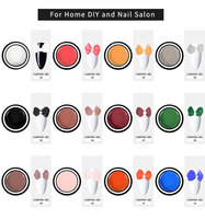 Gel de sculpture 3D professionnel pour nail art, haute viscosité, gel UV LED pour sculpture, 12 couleurs, OEM, marque privée, vente en gros