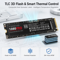 SSD interne M.2 NVMe 2280 PCIe 3.0 3D TLC NAND 128 Go 256 Go 512 Go 1 To pour ordinateur portable et de bureau