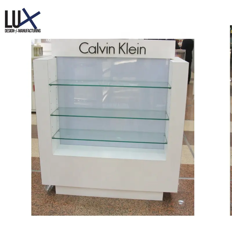 LUX-estante de exhibición de cosméticos personalizado, nuevo diseño, para tienda de cadena, equipo de tienda de cosméticos