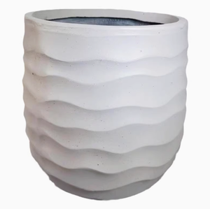 हरे पौधे के बर्तन साधारण बालकनी लिविंग रूम फ्लोर रचनात्मक नेटवर्क लाल तरंग मछली पैटर्न मैग्नीशियम मिट्टी बर्तन - Product Image 3