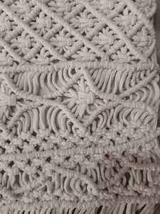 Funda de Almohada de Macramé de Algodón Bohemio, Funda de Cojín con Borlas Hechas a Mano para Sofá, Cama, Decoración de Hotel - Product Image 5
