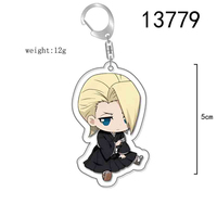 Porte-clés en acrylique Anime BLEACH, figurines Kurosaki Ichigo, Kuchiki Rukia, Zaraki Kenpachi, Kuchiki Byakuya, cadeaux mignons, vente en gros