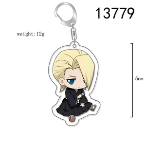 Porte-clés en acrylique Anime <span class=keywords><strong>BLEACH</strong></span>, figurines Kurosaki Ichigo, Kuchiki Rukia, <span class=keywords><strong>Zaraki</strong></span> Kenpachi, Kuchiki Byakuya, cadeaux mignons, vente en gros - Product Image 4
