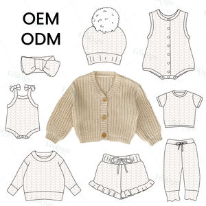 <span class=keywords><strong>Gilet</strong></span> <span class=keywords><strong>tricot</strong></span>é personnalisé pour enfants, pull simple en coton pour bébés garçons et filles, vêtements d'été pour enfants - Product Image 2