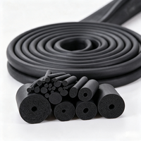 Bande d'étanchéité en mousse EPDM autocollante en forme de D, résistante aux UV, pour l'étanchéité des interstices de portes et équipements extérieurs