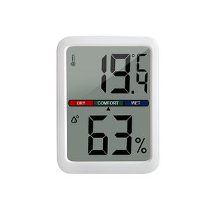 Indoor Thermometer Lcd Digitale Klok Thermometer Hygrometer Temperatuur Vochtigheid Tester - Product Image 1
