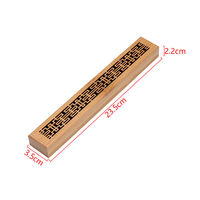 Porte-encens en bois rétro bouddhiste, porte-bâtonnets d'encens, attrape-cendres, écologique, durable, outils d'aromathérapie, décoration d'intérieur