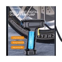 Compresseur d'air portable intelligent 12V pour voiture avec affichage numérique, gonfleur de pneus électrique domestique et automobile