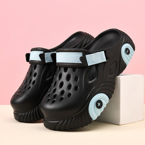<b>Clogs</b> For Men And Women Summer Thick Soled Breathable EVA Outdoor Sandals White Fruit Green Black Gray 36 45 - Product Image 3
