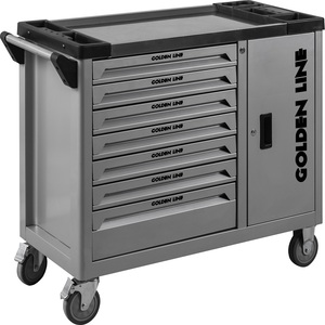 Silverado ODM 7-<b>Drawer</b> Rolling <b>Tool</b> Trolley Cart Stainless Chest Cabinet Workshop - Product Image 1