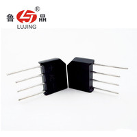 Redresseur à pont en silicium Lujing KBP210 1000V/700V 2.0A, boîtier traversant, certifié ISO9001