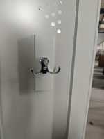Meubles d'armoire en acier Armoire de rangement à 4 portes en métal avec crochet Armoire de rangement en acier pour salle de sport Étudiant Casier en fer