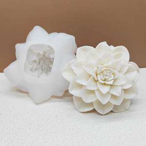 Gros DIY Grande Pivoine Rose <span class=keywords><strong>Moule</strong></span> en Silicone <span class=keywords><strong>pour</strong></span> la Fabrication de Bougies Creative Céramique Aroma Plâtre Maison Concept Décoratif - Product Image 1